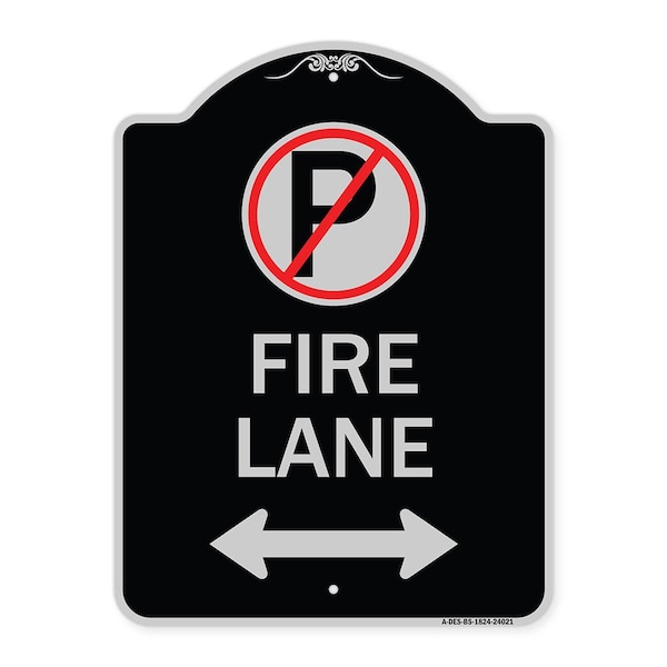 Signmission Fire Lane Heavy-Gauge Aluminum Architectural Sign, 24" x 18", BS-1824-24021 A-DES-BS-1824-24021 - main
